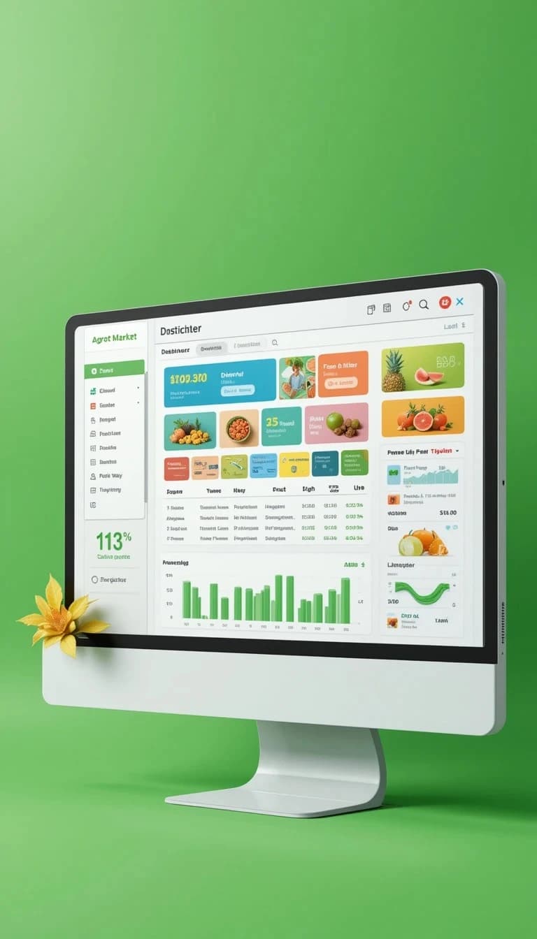 Screenshot of Agrota Market